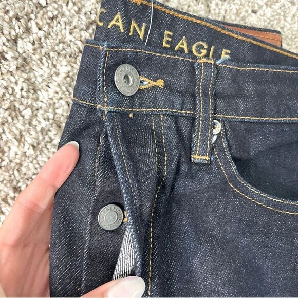 American Eagle Jeans Men’s 29x32 Dark Wash Denim Original Taper - Picture 4 of 8